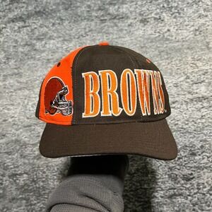 Vintage Cleveland Browns Starter Snapback Hat NFL Pro Line 90s Wool Acrylic